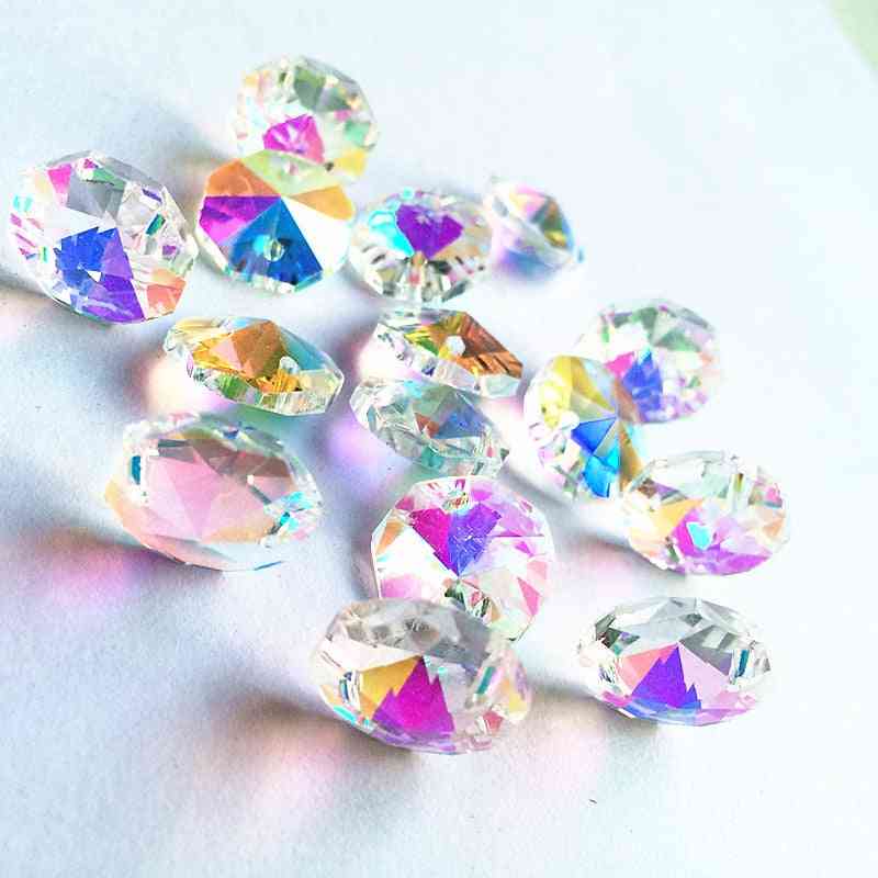 Crystal Lighting Octagon Beads