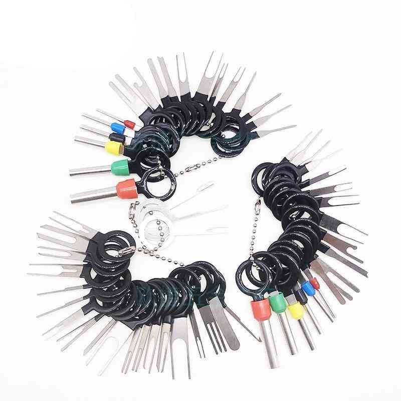 Car Terminal Removal Electrical Wiring Crimp Connector Pin Extractor Kit