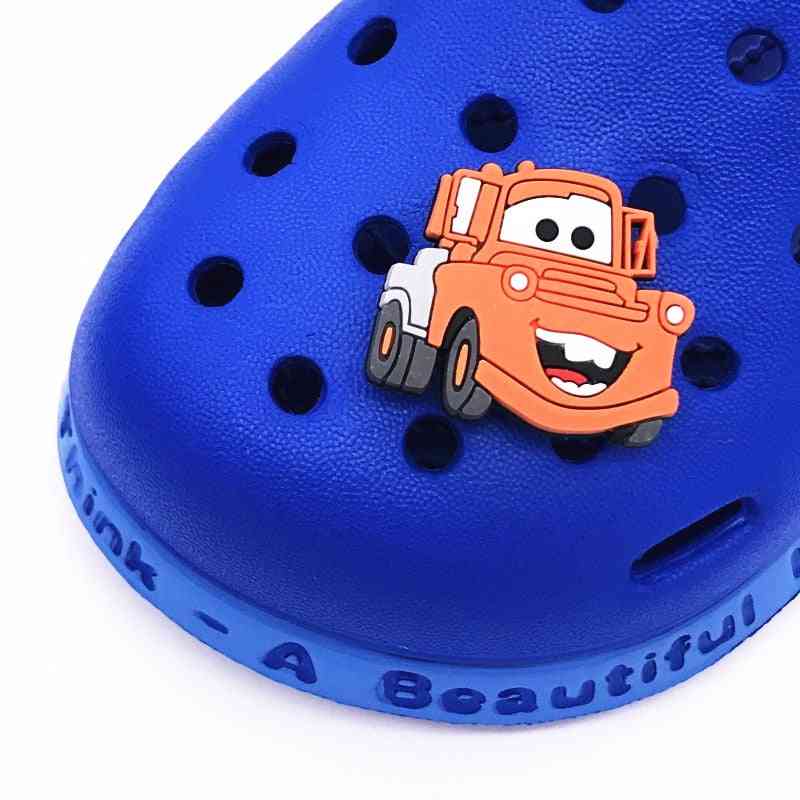 Cartoon Transportation Traffic Toy Bus For Wristbands Shoes Accessoiers