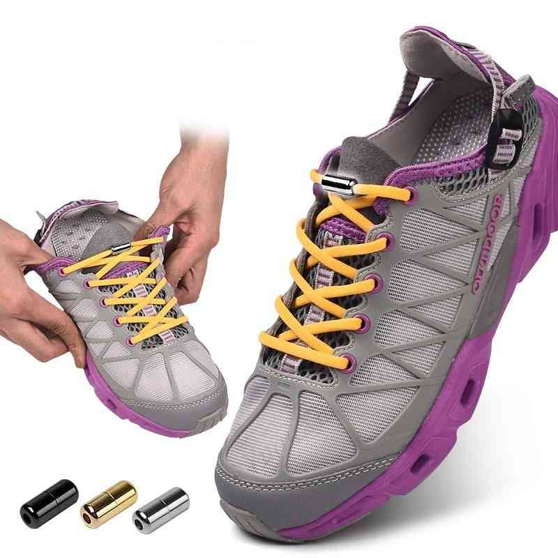 New Semicircle Shoelaces Elastic Locking Shoe Laces Shoes Lace Strings
