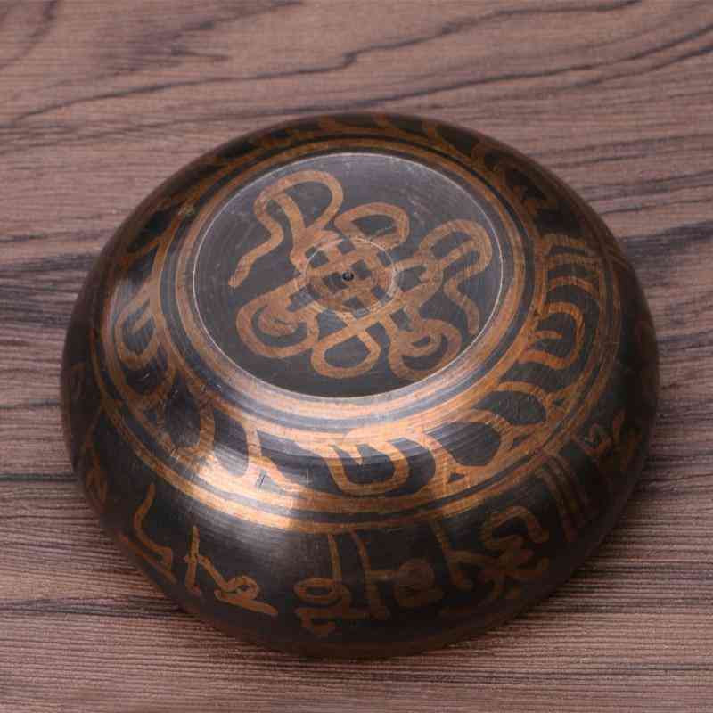 Buddhism Tibetan Singing Bowl Hand Hammered Yoga Copper Chakra