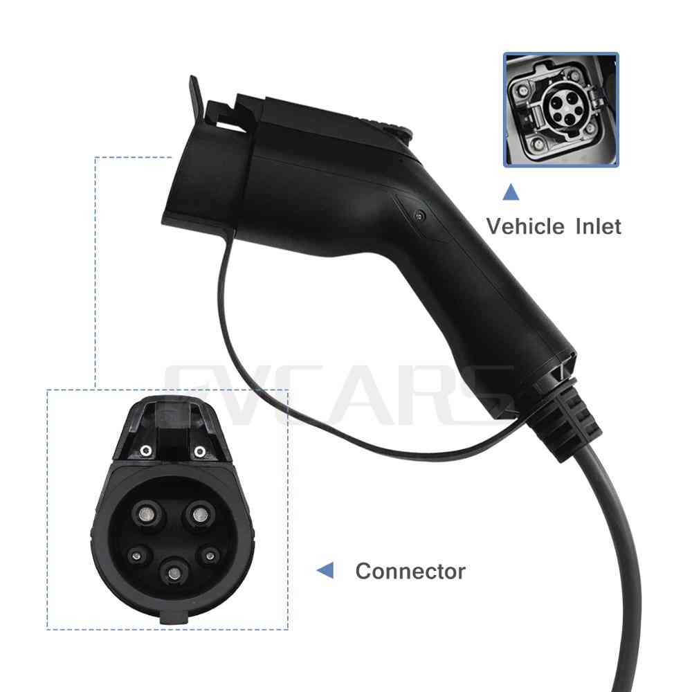 Portable Controlle Electric Car Charging - Stations Conector