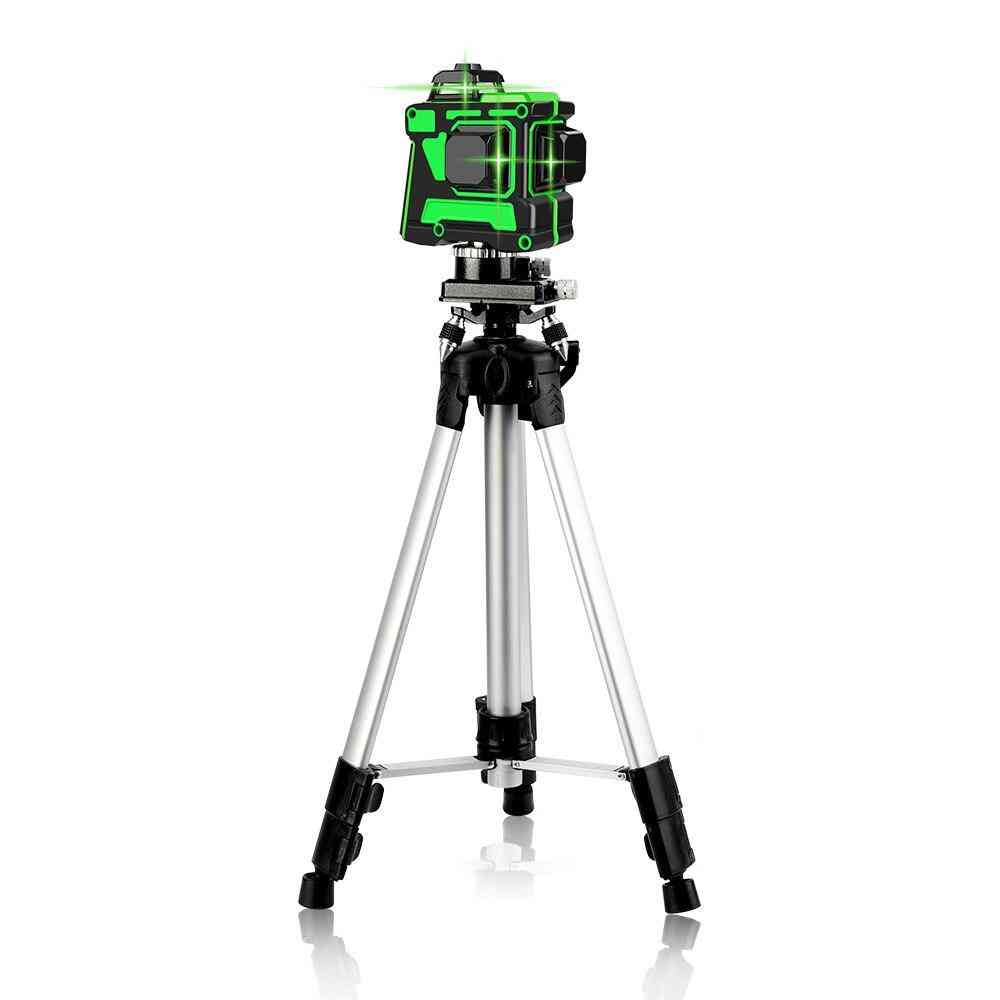 12 Lines 3d Green Laser Level Self-leveling 360 Degrees Horizontal And