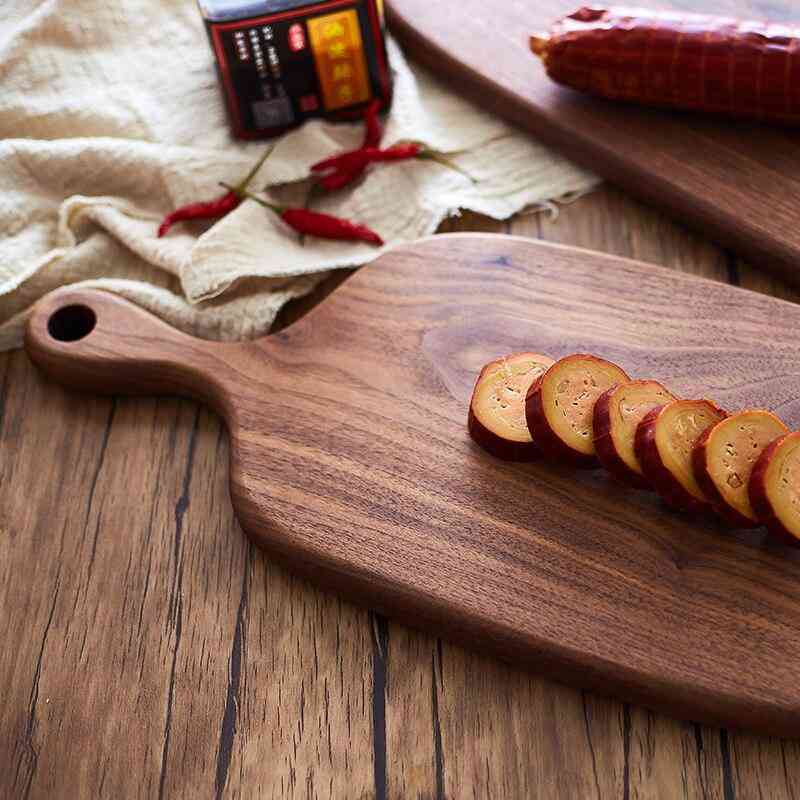 Black Walnut Chopping Board Bread Sushi Plate Real Wood Tray