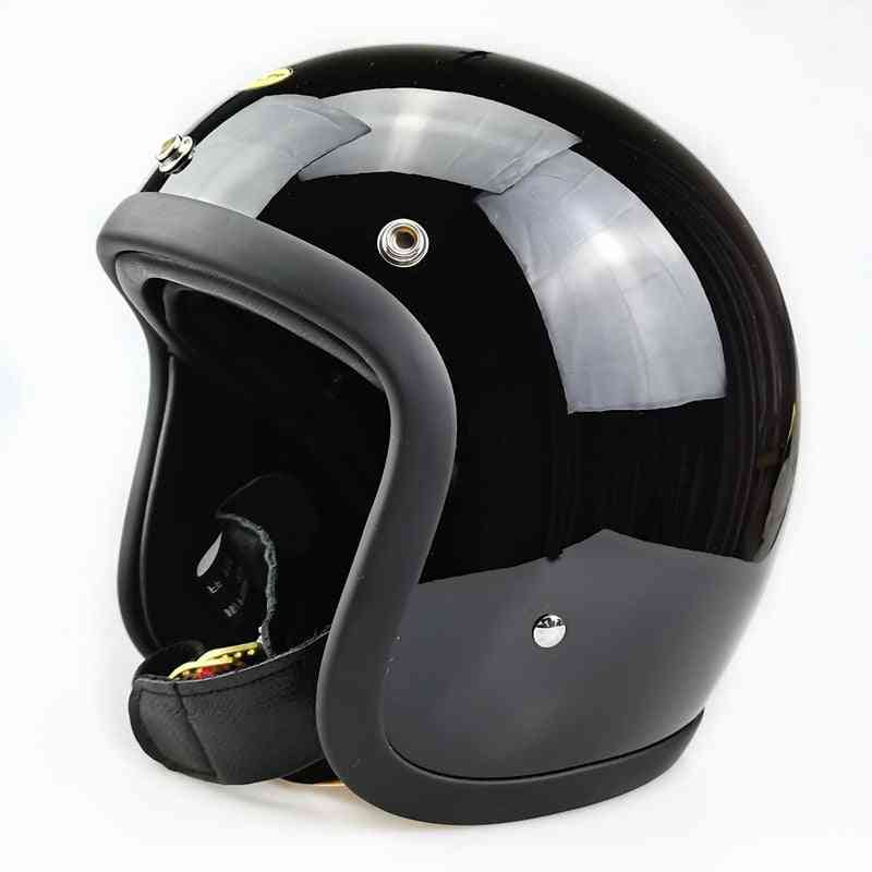 Fiberglass Helmet Light Weight Open Face For Motorbike