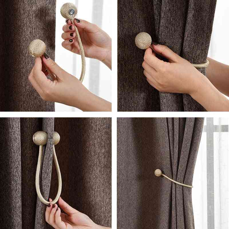 Magnetic Pearl Ball Curtain Clip