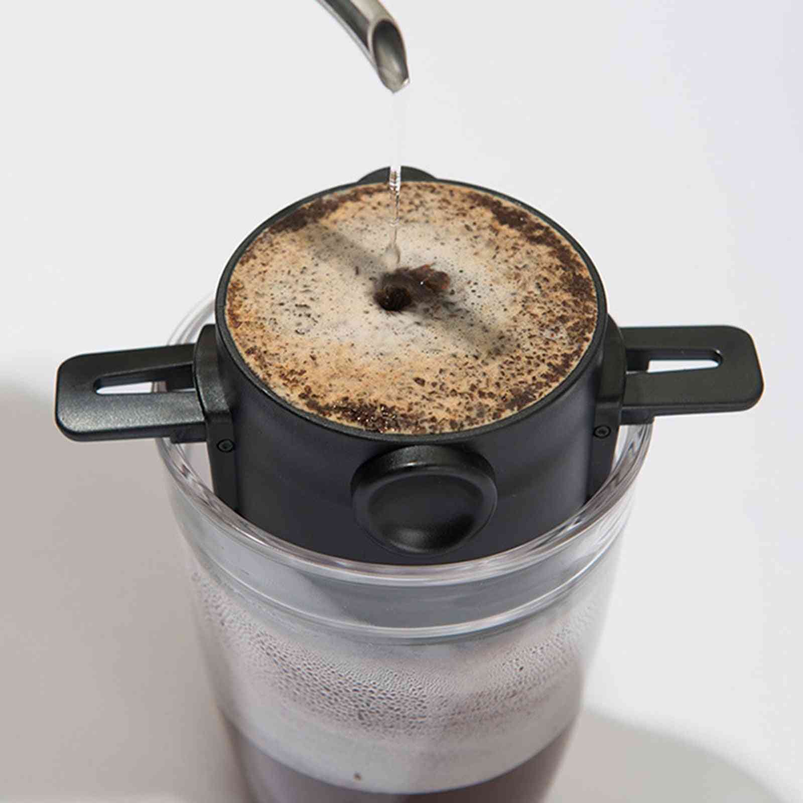 Foldable Filter Stainless Steel Drip Coffee Tea Holder