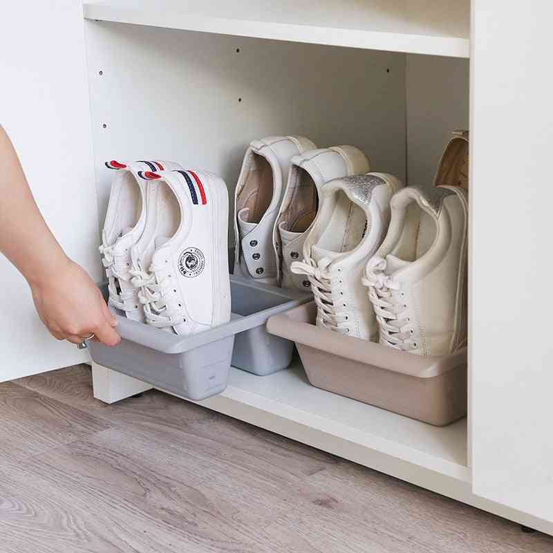 Simple Modern Nordic Style Vertical Economy Slippers Rack