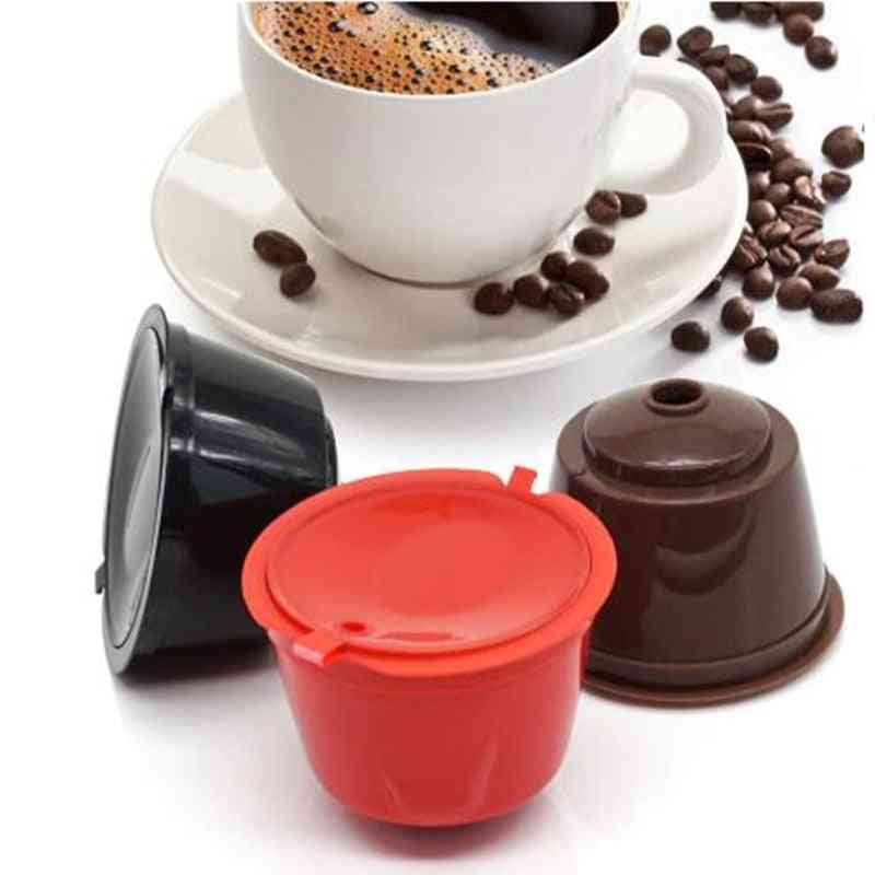 Plastic Refillable Capsules Compatible Dolce Gusto Coffee Filter Baskets