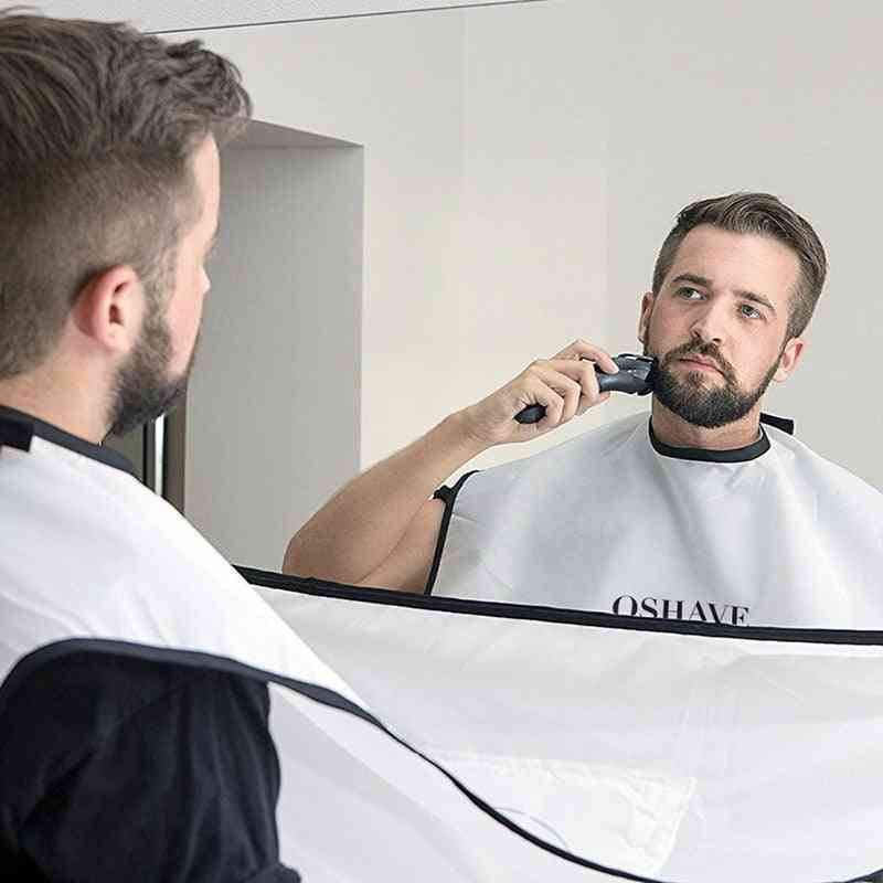 Beard And Moustache Catcher Apron Cape Bib With Suction Cups