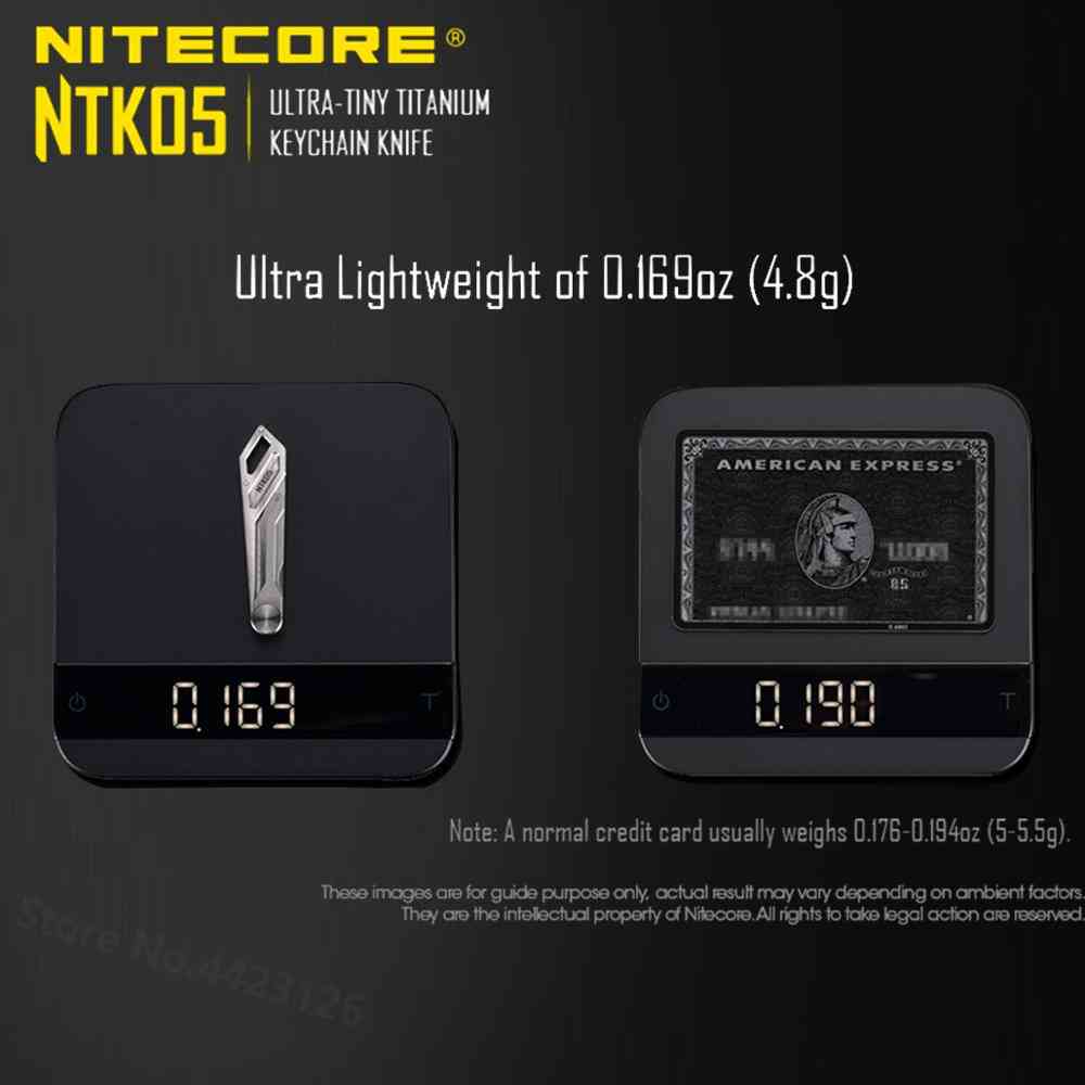 Ultratiny Titanium Keychain Knife Lightweight Multiple