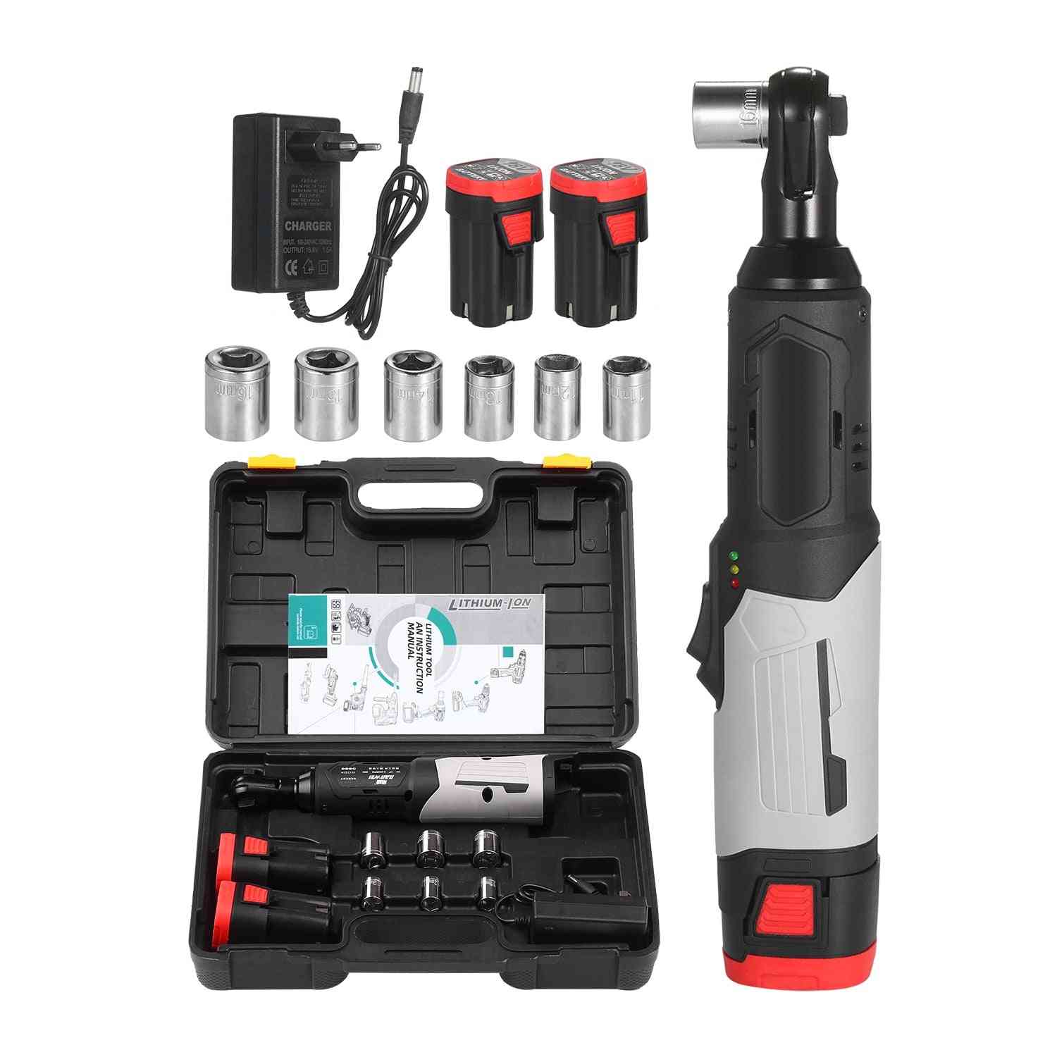 16.8v Electric Ratchet Wrench Cordless Screwdriver