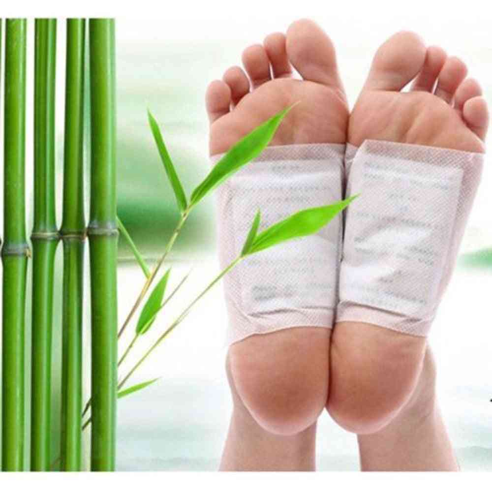 Detox Foot Patch Bamboo Pads Patches With Adhesive Foot Care Tool
