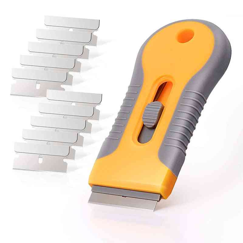 Car Window Glass Cleaner Glue Sticker Remover Cleaning Razor