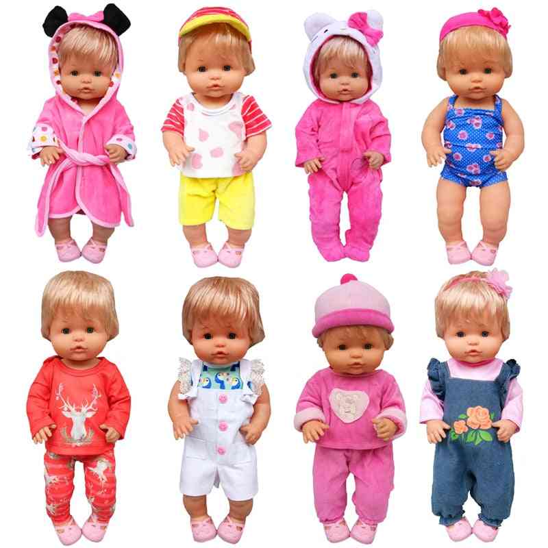40cm Baby Doll Bathrobe For 38cm Nenuco Ropa Y Su Hermanita Toy Doll Bathing Clothes