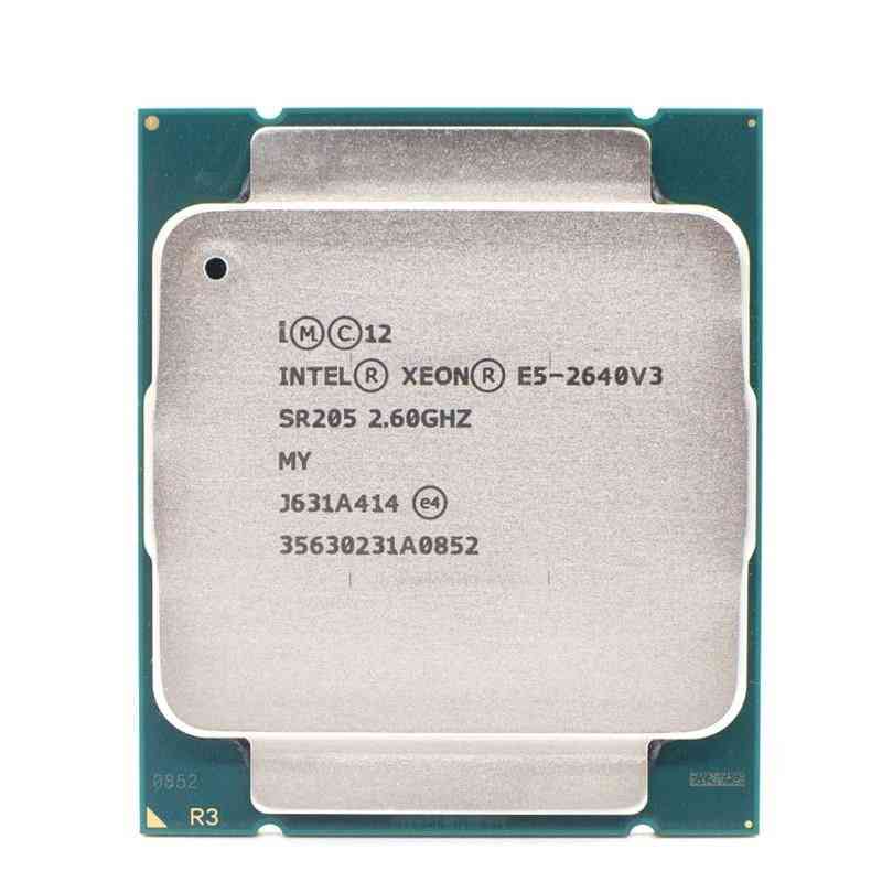 Used Intel Xeon E5 2640 V3 Processor Sr205 2.6ghz 8 Core 90w Socket Lga 2011-3 Cpu E5 2640v3