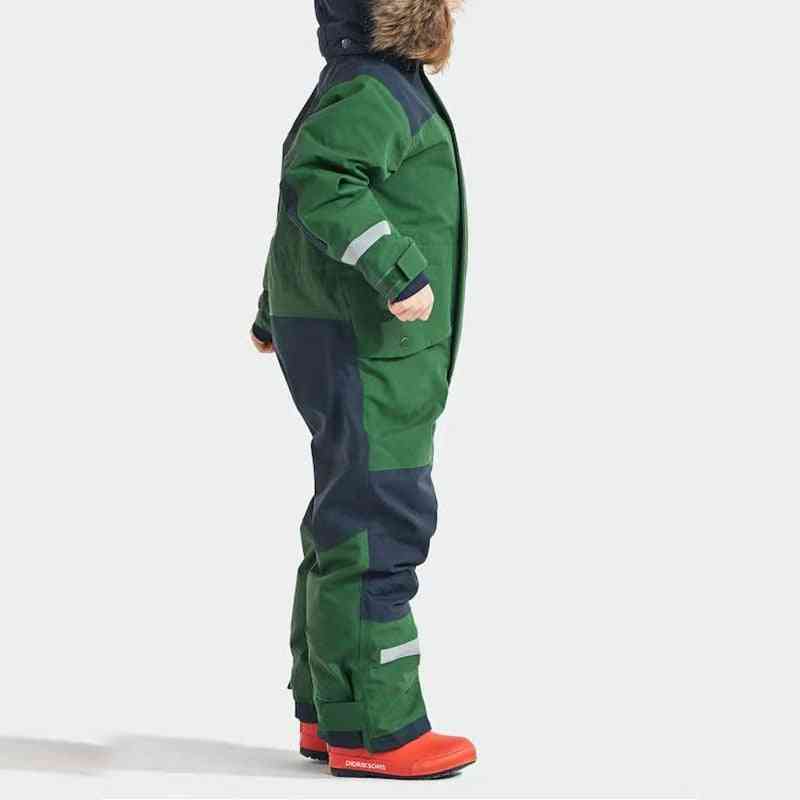 Kids Ski Jacket Pants Set Coat Skiing Jumpsuit