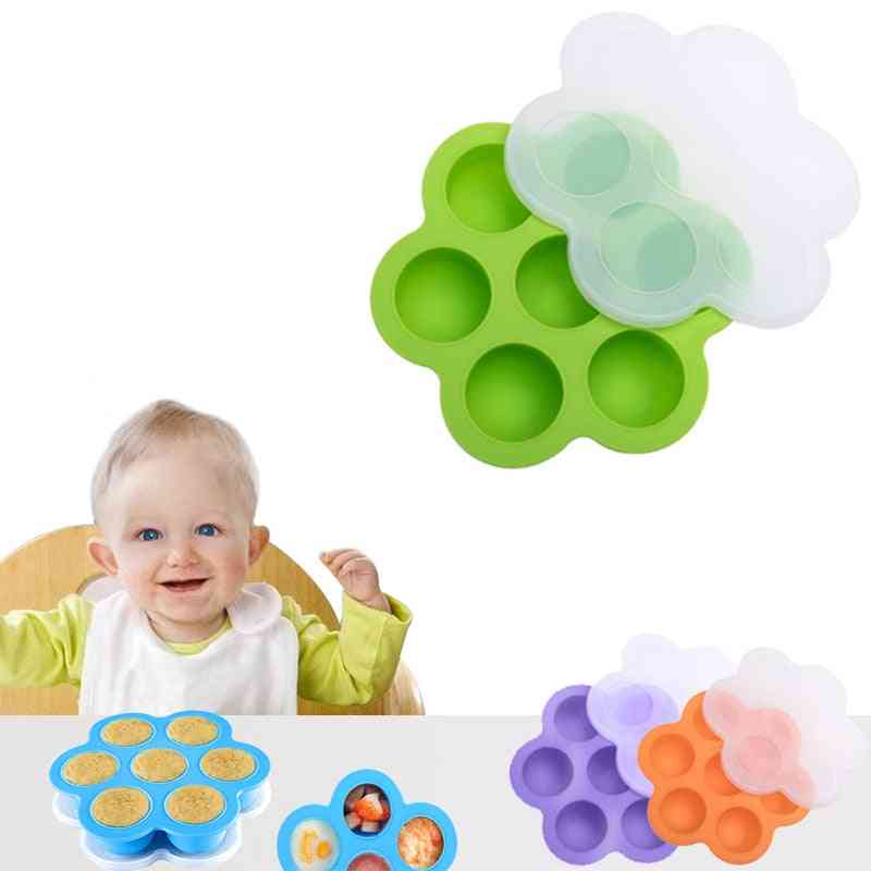 Baby Food Container Infant Fruit Breast Milk Storage Box Freezer Tray