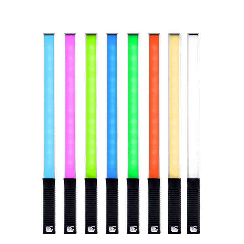 Rgb led videofyllningsljus fullfärg färgglad handdator