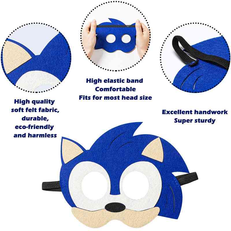 Mask Party Decoration Set Cartoon Accessories For
