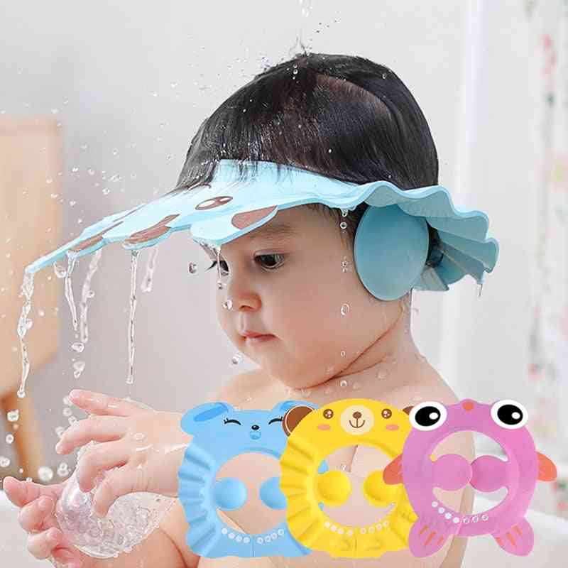 Baby Shower Soft Cap Adjustable Hair Wash Hat