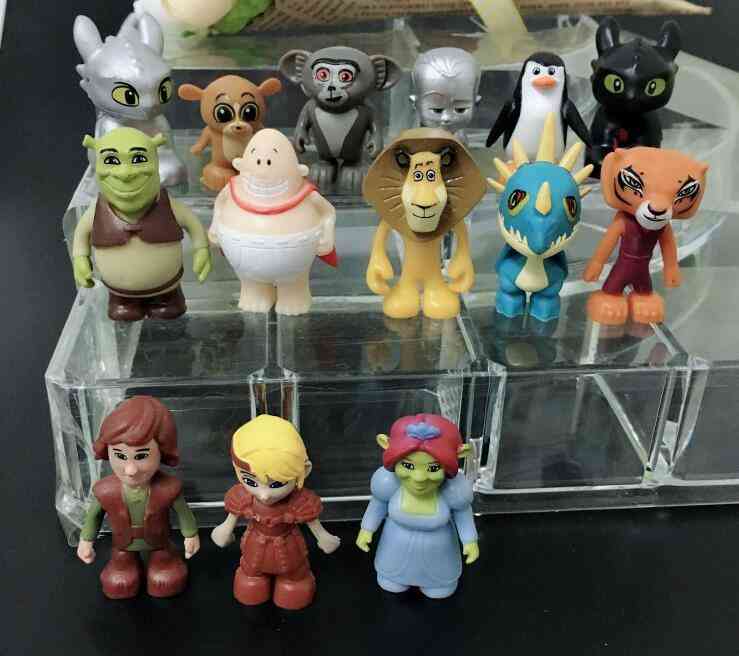 Kids Animal Toys, Cute Cartoon Human Action Figures Anime Toy