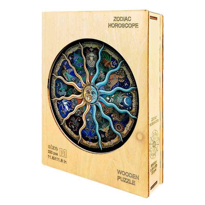 Wooden Puzzle Constellation Jigsaw Mysterious Zodiac Wood