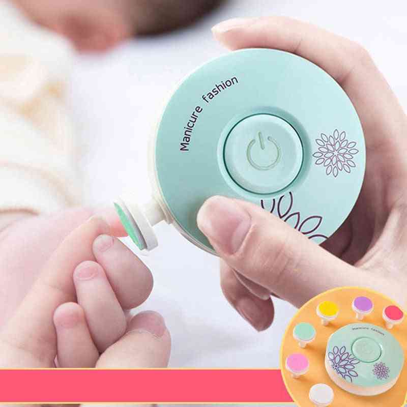 Baby Nail Care Trimmer Electric Kids Nail Pedicure Clippers Cutter