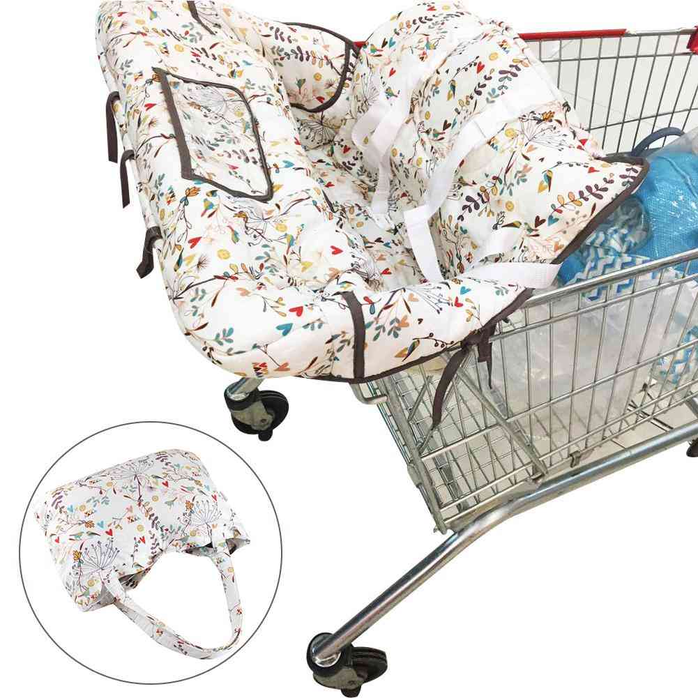 Baby Portable Shopping Cart Cover Pad - Baby Shopping Push Cart Protection Cover Safety Seats
