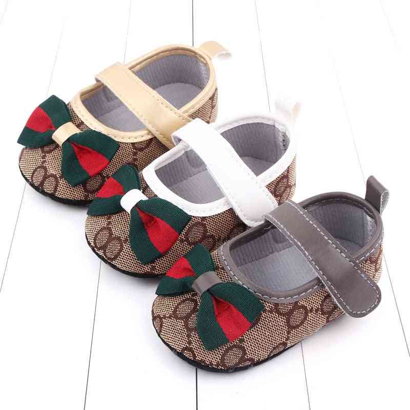 Designer Luxury Butterfly Knot Princess Shoes For Baby And First Walkers