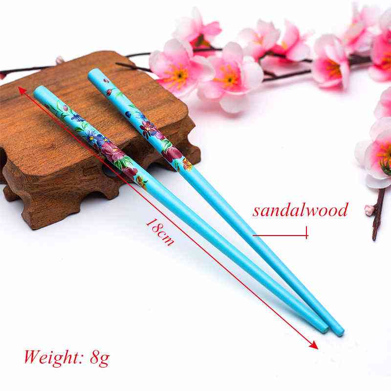 Colorful Chinese Style Wood Hairpins