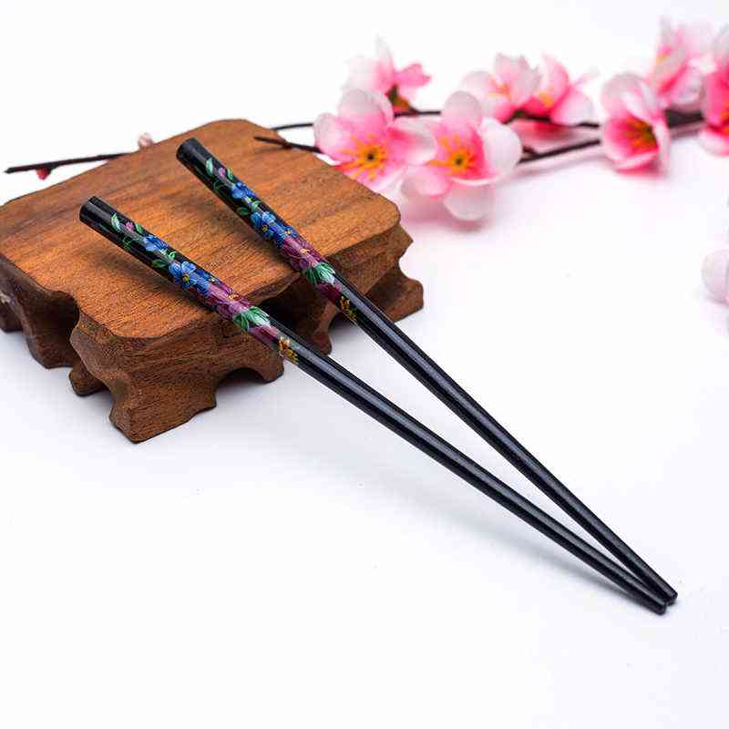 Colorful Chinese Style Wood Hairpins