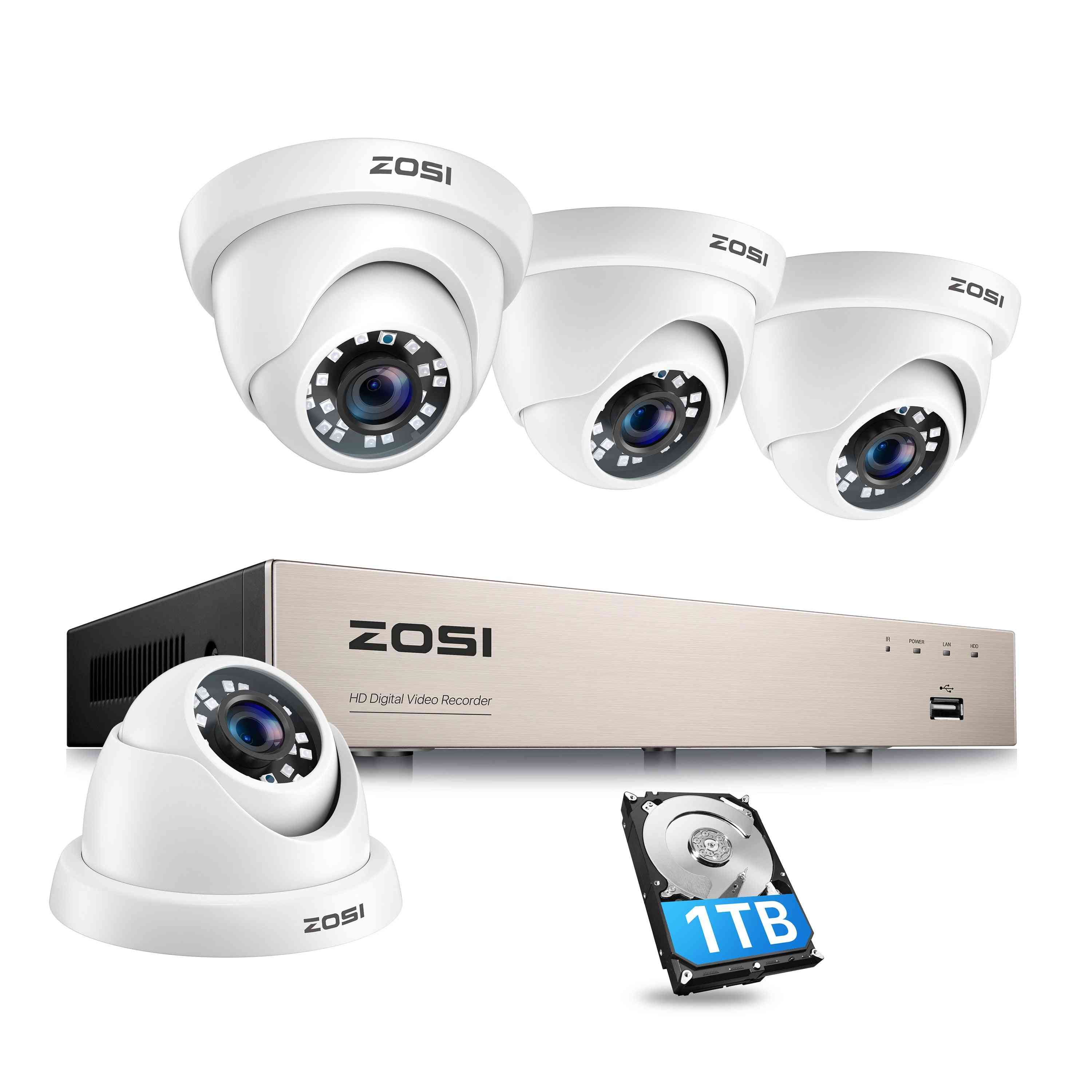 Hd Outdoor Surveillance Cctv Cameras Kit