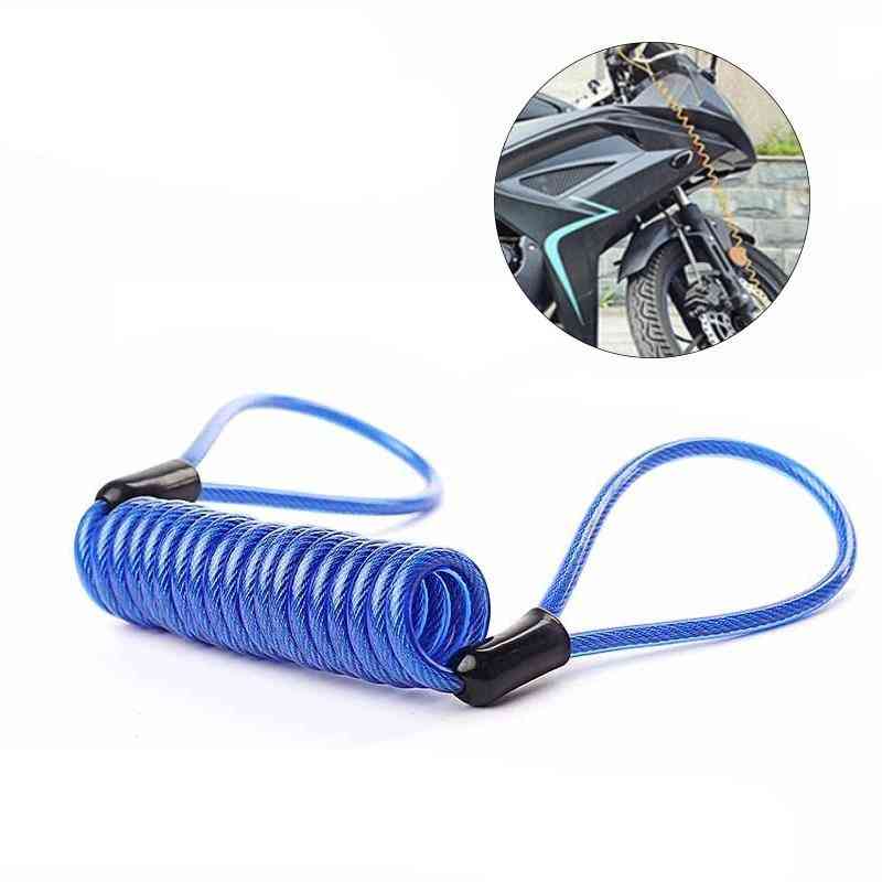 Luggage Bag Lock Bicycle Safety Rope Coil Spring