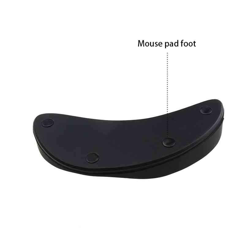 Ergonomic Mouse Pad, Silicone Gel Non-slip Streamline Wrist Rest Support Mat C