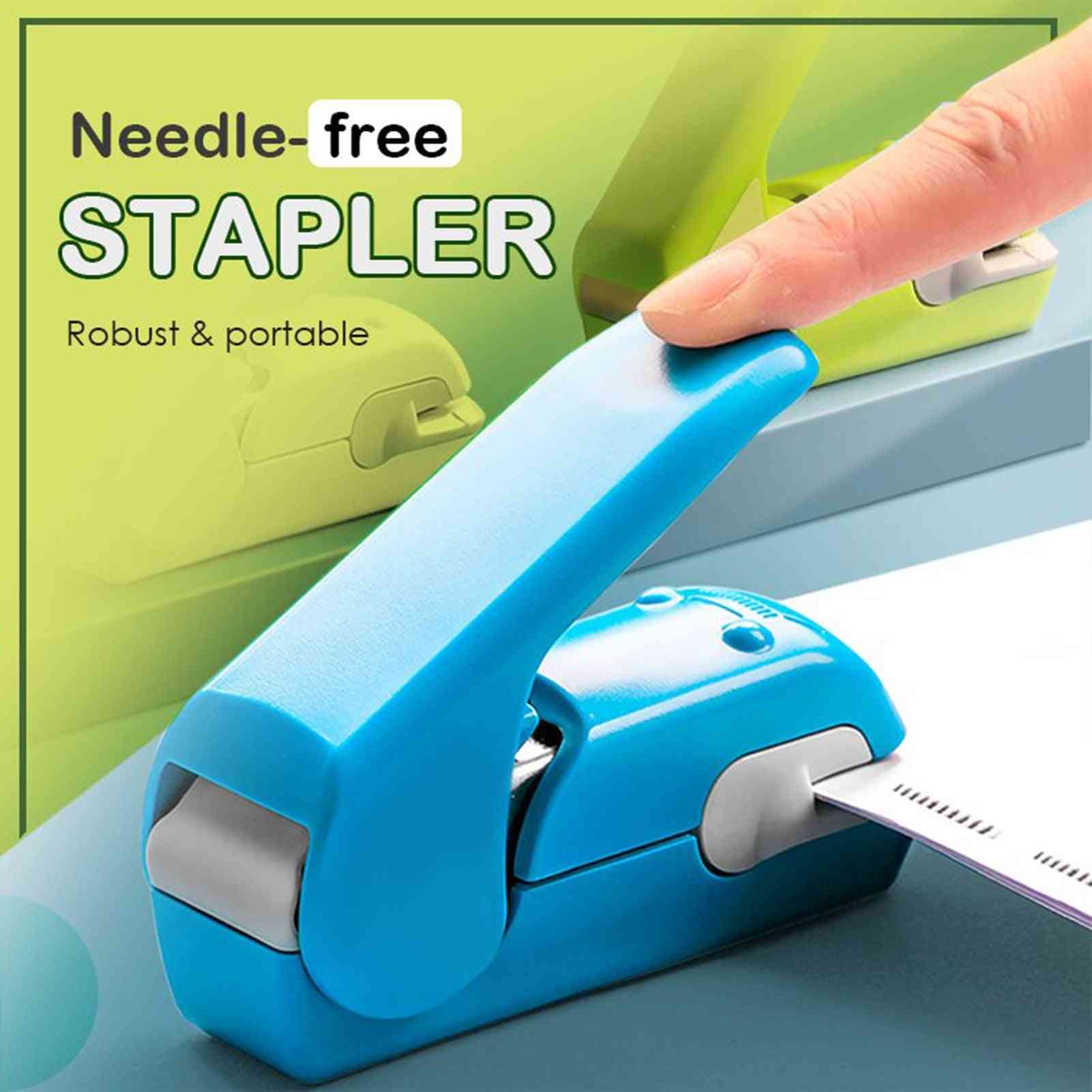 Time Saving Effortless Needle Free Handheld Stapler