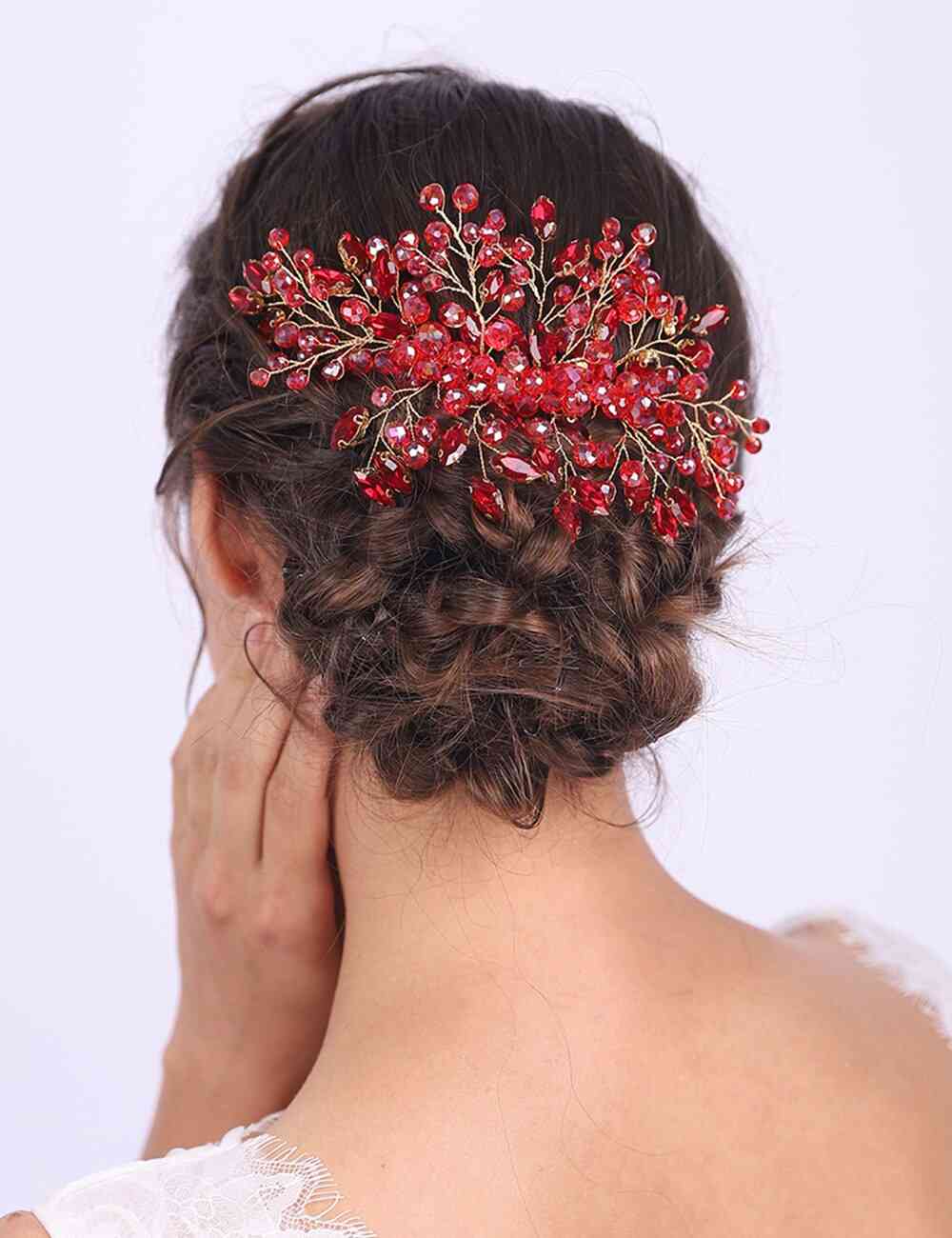 Wedding Bridal Hair Comb - Decorative Charm For Women