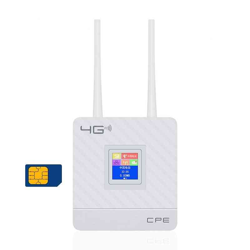 4g lte trådlös-wan/lan-port, dubbel-extern, antenner router med SIM-kortplats