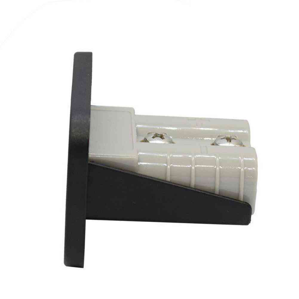 Flush Mount 50 Amp Anderson Plug Mounting Bracket Panel Plastic Cover