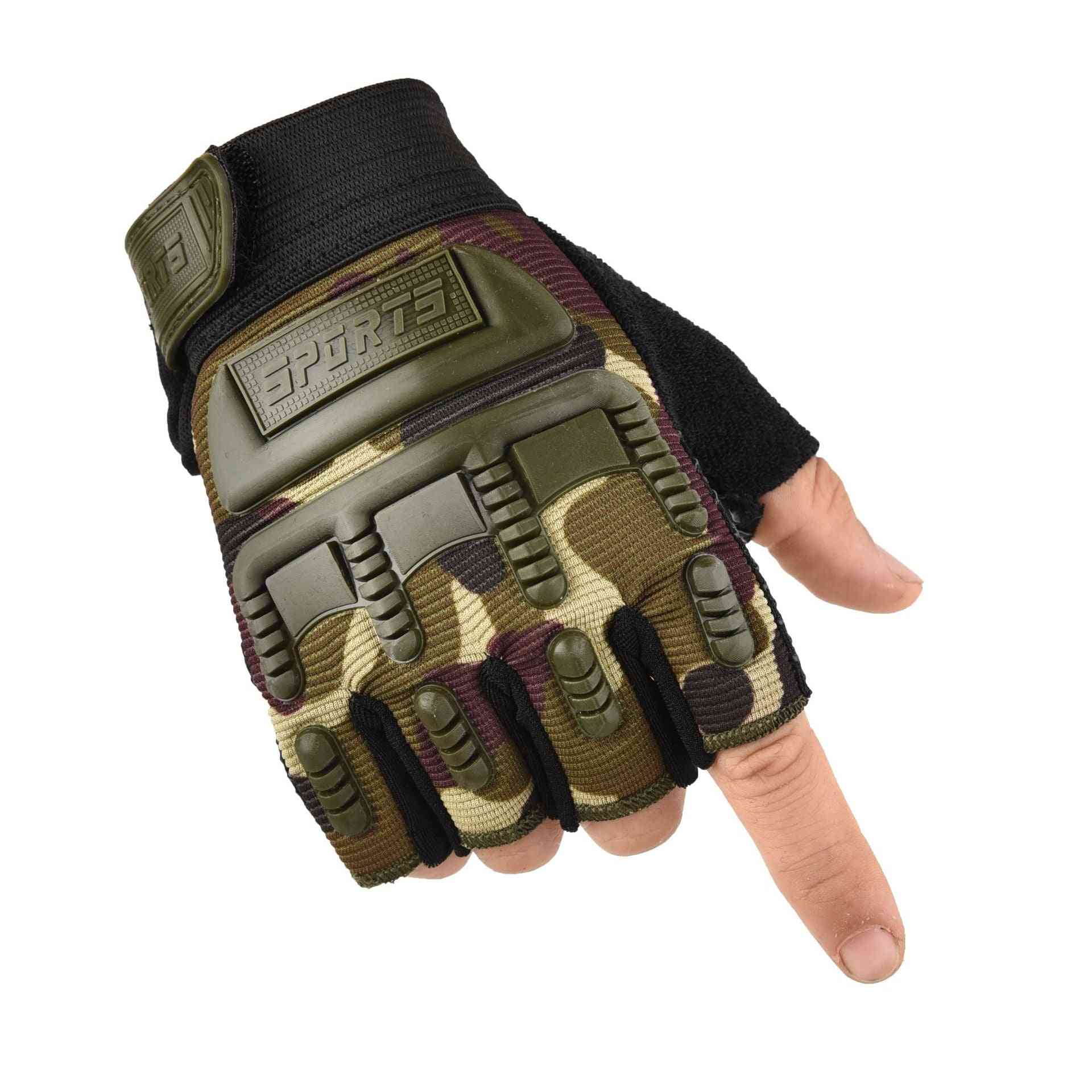 Anti-skid Tactical Fingerless Gloves