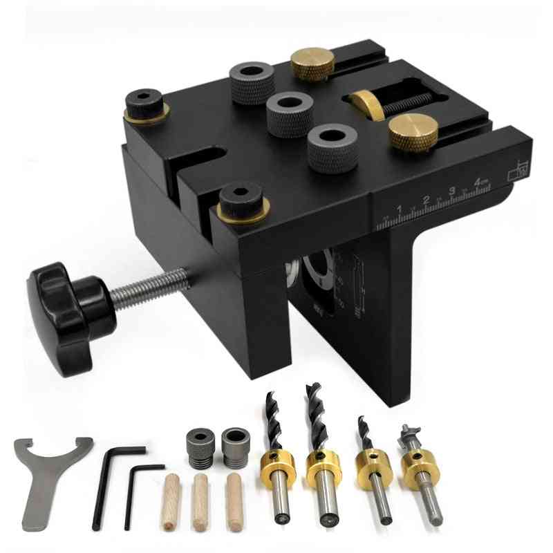 Adjustable Drilling Guide Puncher Locator For Furniture Connecting Carpentry Tools