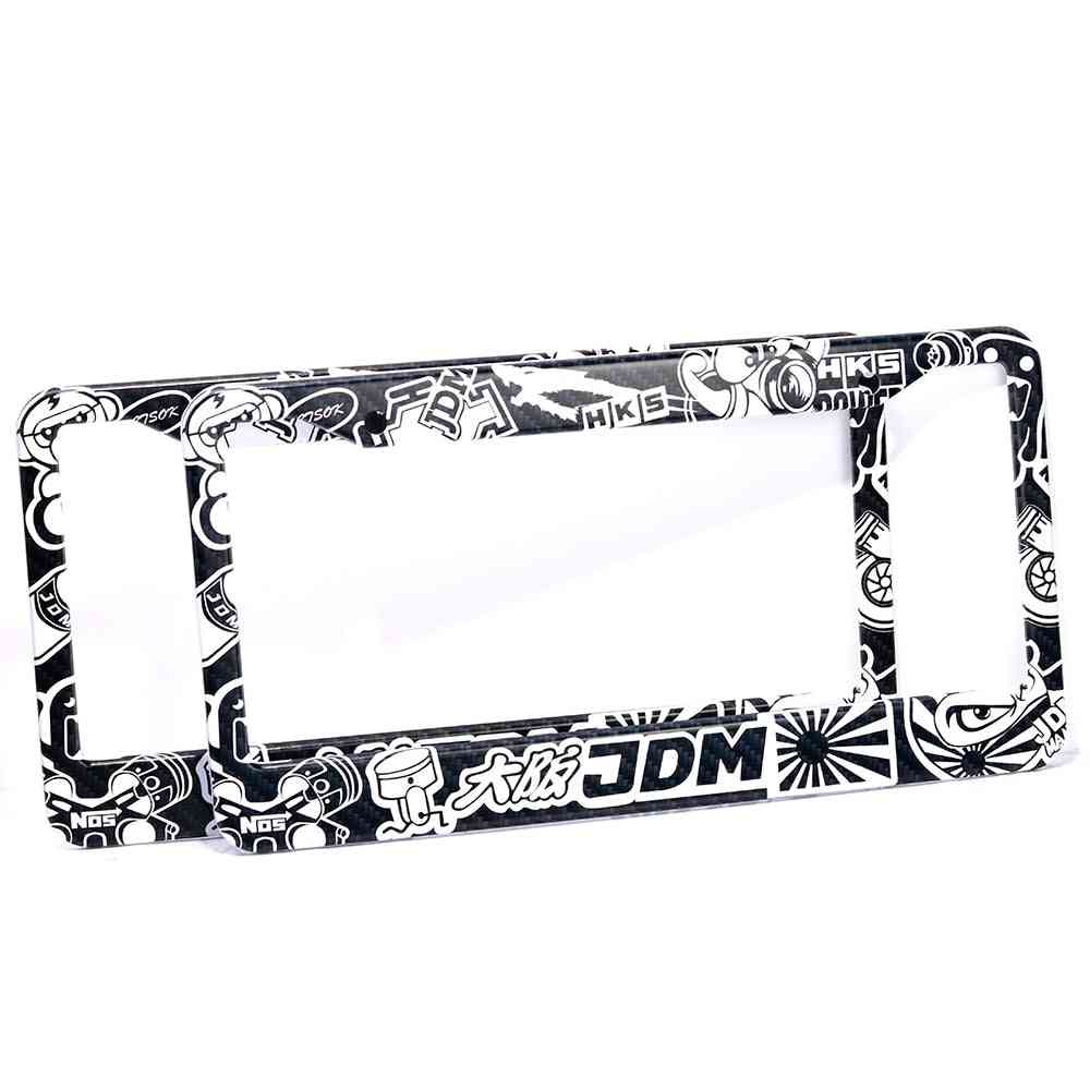 Graffiti Aluminum- License Plate Frame, Tag Cover Holder