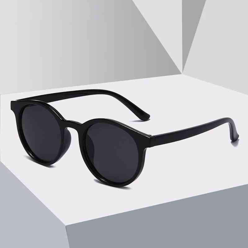Fashion Small Round Sunglasses, Outdoors Goggle Shades Eyewear