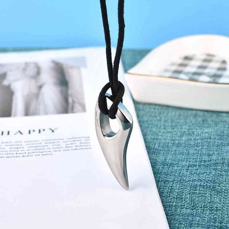 New Trendy Spiked Horn Shape Pendant Necklace