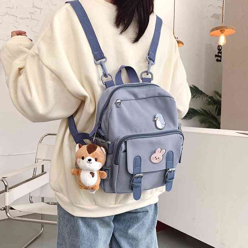 Multi-function Small Bag Pack Ladies Travel School Backpacks
