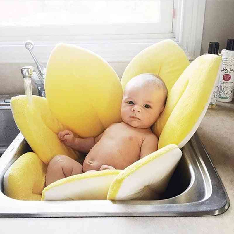 Baby Petal Bathing Mat Bath Wipe Tub Infant For Newborn