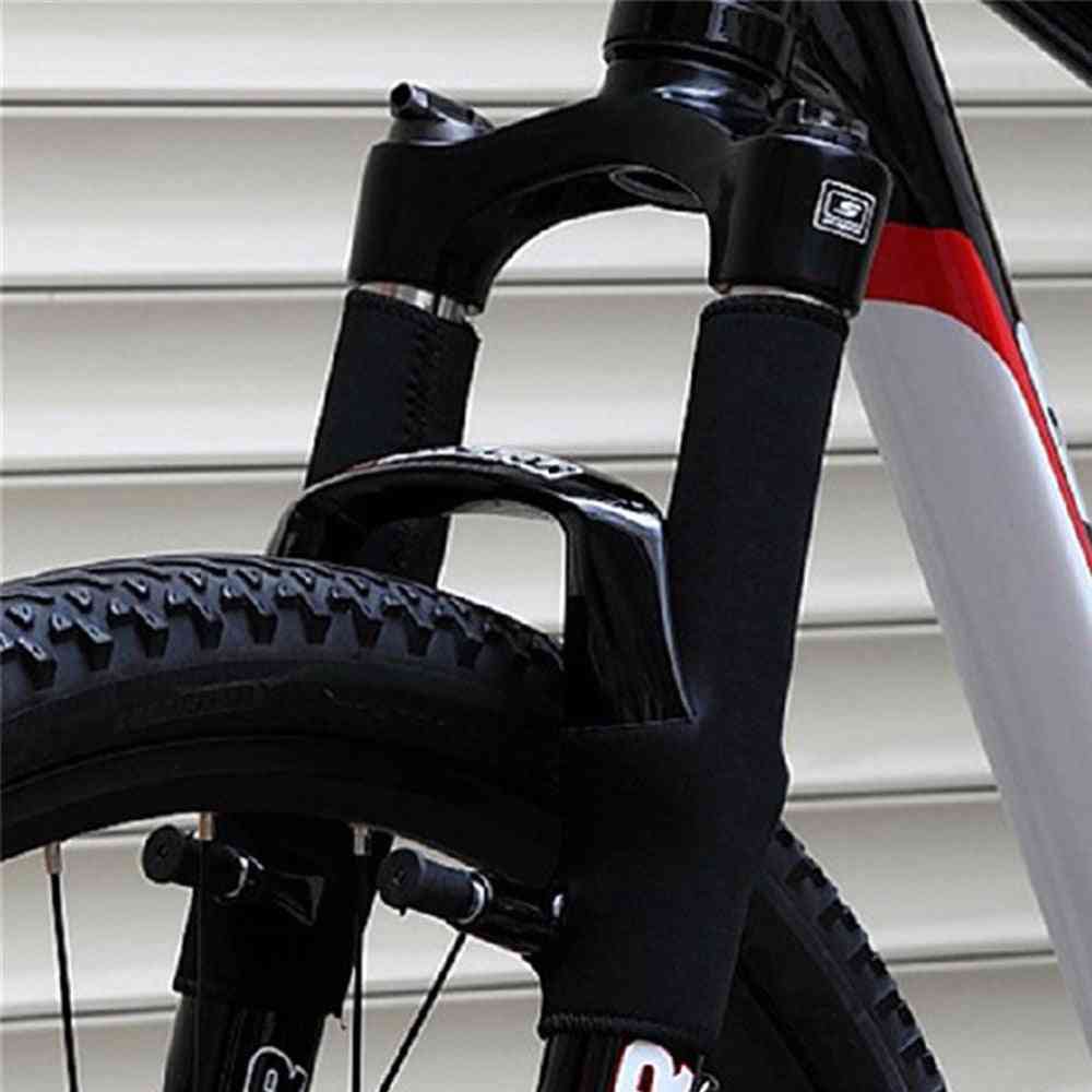 1pair Bicycle Frame Chain Protector Cycling Mountain Bike Stay Front Fork Protection Guard Protective Pad Wrap Cover
