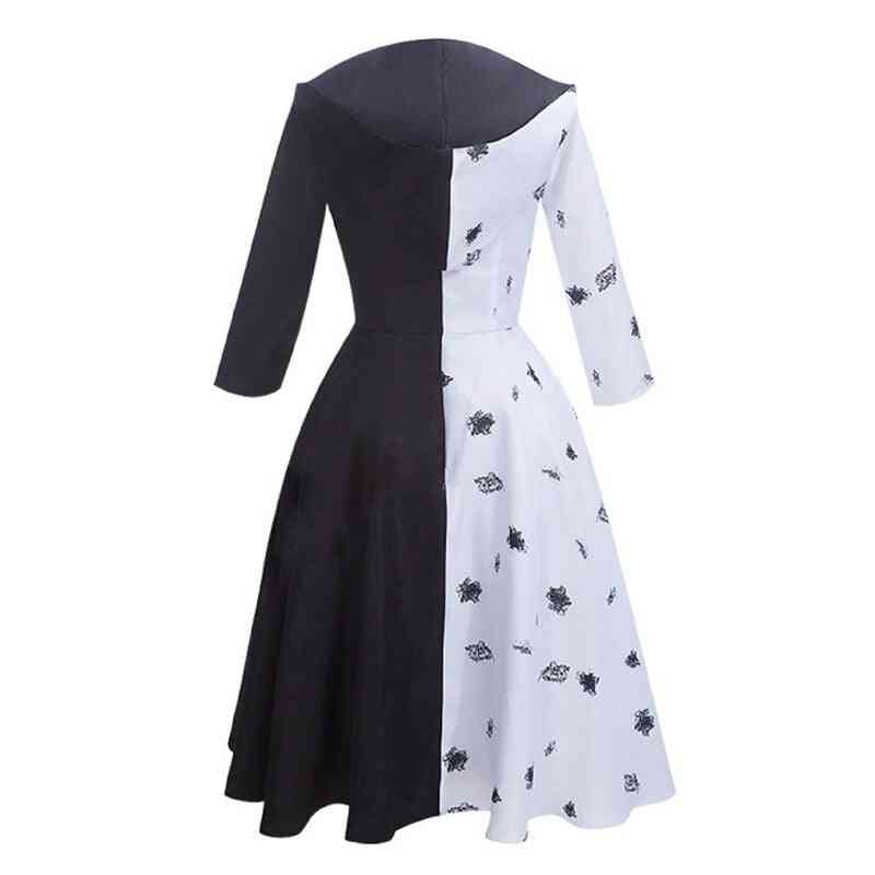Kostyme stiler kvinner kjole svart hvit hushjelp kjole