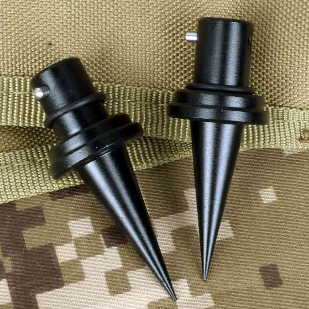 Bipod Spike Quick Change Aluminum Feet Replacement Fit