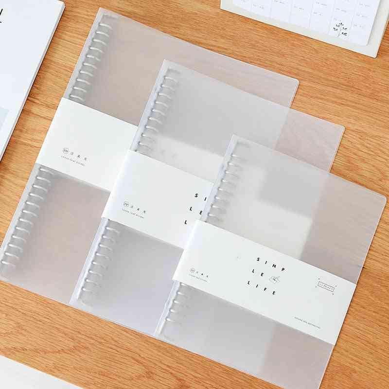 A4 B5 A5 Binder File Folde Paper Organizer
